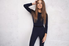 Load image into Gallery viewer, Navy Blue 3/4 Sleeve